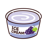 カップアイスのイラスト