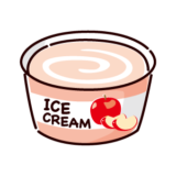 カップアイスのイラスト