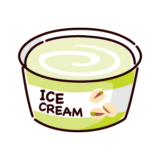 カップアイスのイラスト