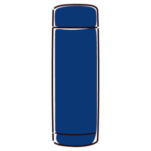 ステンレスボトルのイラスト