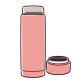 ステンレスボトルのイラスト